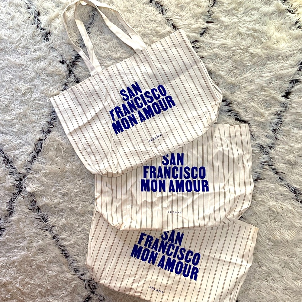 Limited sezane San Francisco bags